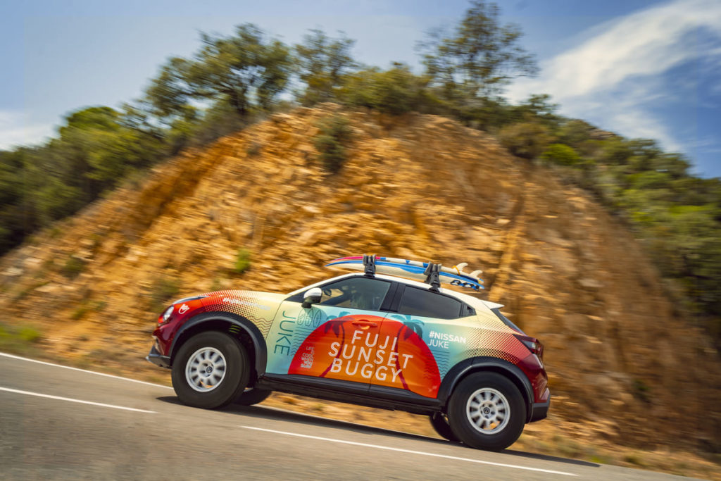 El Nuevo Nissan Juke Fuji Sunset Buggy conquista la playa