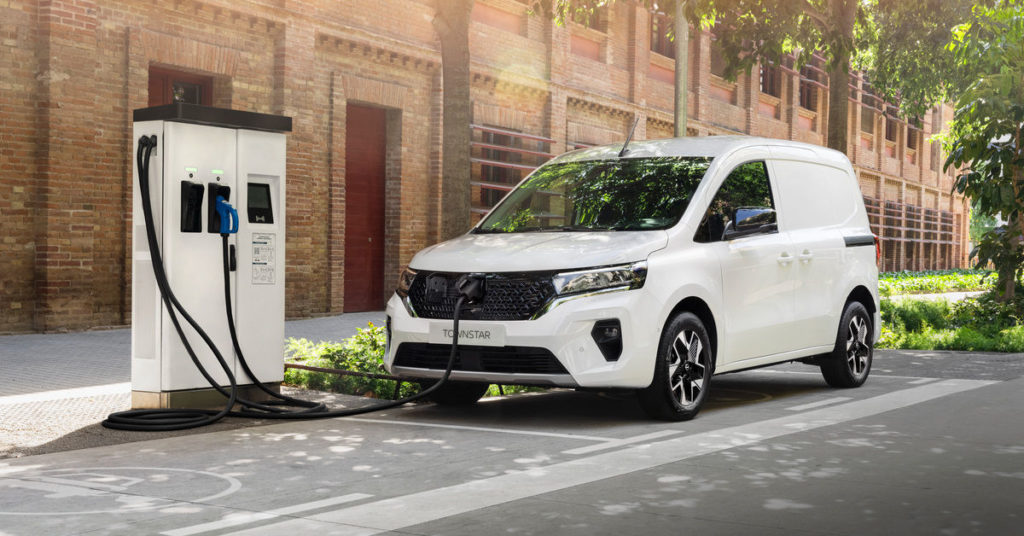 La nueva Nissan Townstar 100% eléctrica llega a Europa