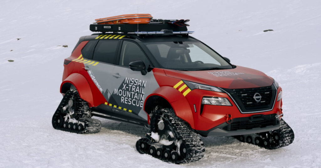 Nissan X-Trail Mountain Rescue: un prototipo para el rescate en la nieve