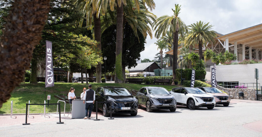 El Nissan Ariya en el Real Club de Polo de Barcelona