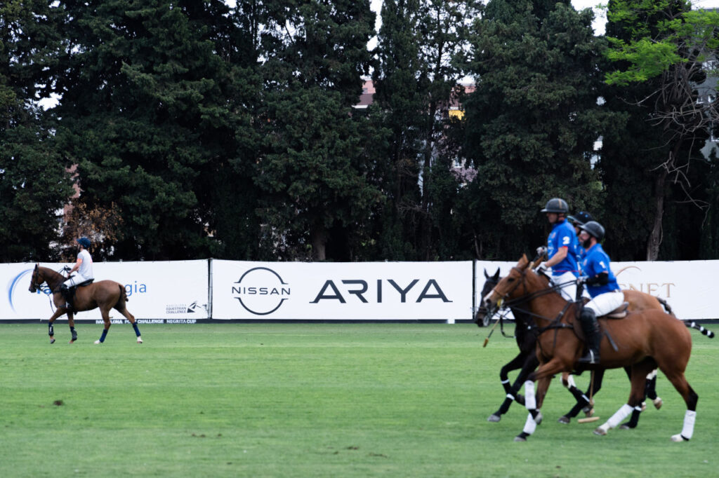 El Nissan Ariya en el Real Club de Polo de Barcelona