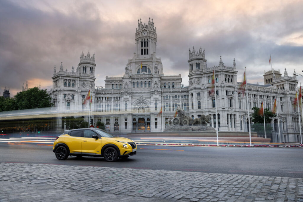 El Nissan Juke IKON EDITION prueba el futuro circuito de Fórmula 1 de Madrid