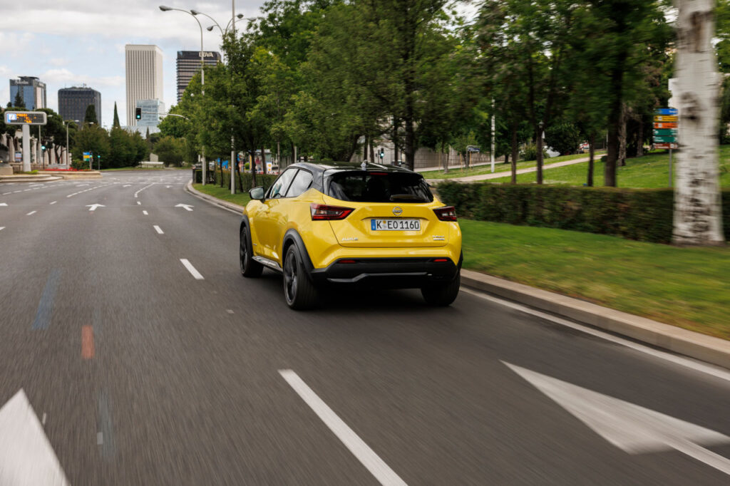 El Nissan Juke IKON EDITION prueba el futuro circuito de Fórmula 1 de Madrid